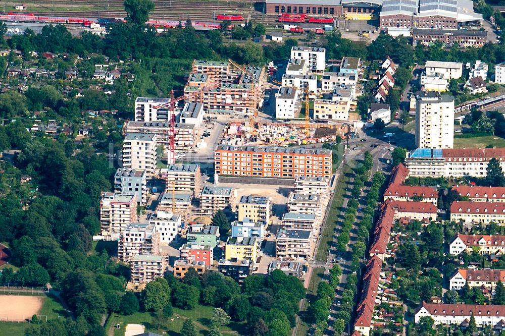 Freiburg im Breisgau aus der Vogelperspektive: Ortsteil Haslach in Freiburg im Breisgau im Bundesland Baden-Württemberg, Deutschland