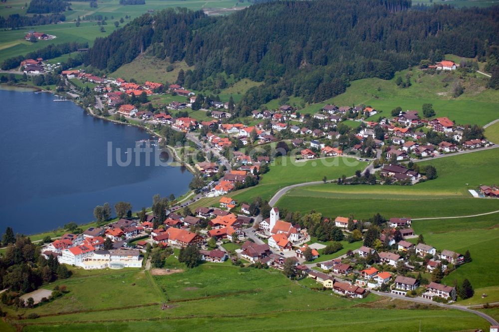 Luftbild Hopfen am See, Füssen - Ortsteil in Hopfen am See in Füssen im Bundesland Bayern