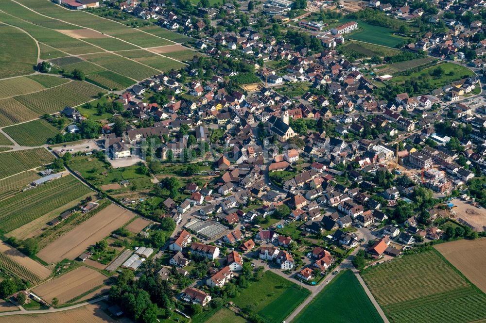 Luftbild Ehrenkirchen - Ortsteil Kirchhofen in Ehrenkirchen im Bundesland Baden-Württemberg, Deutschland