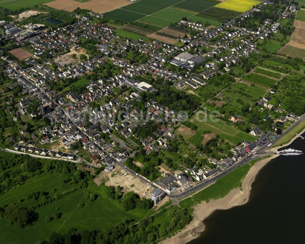 Remagen Kripp von oben - Ortsteil Kripp in Remagen im Bundesland Rheinland-Pfalz