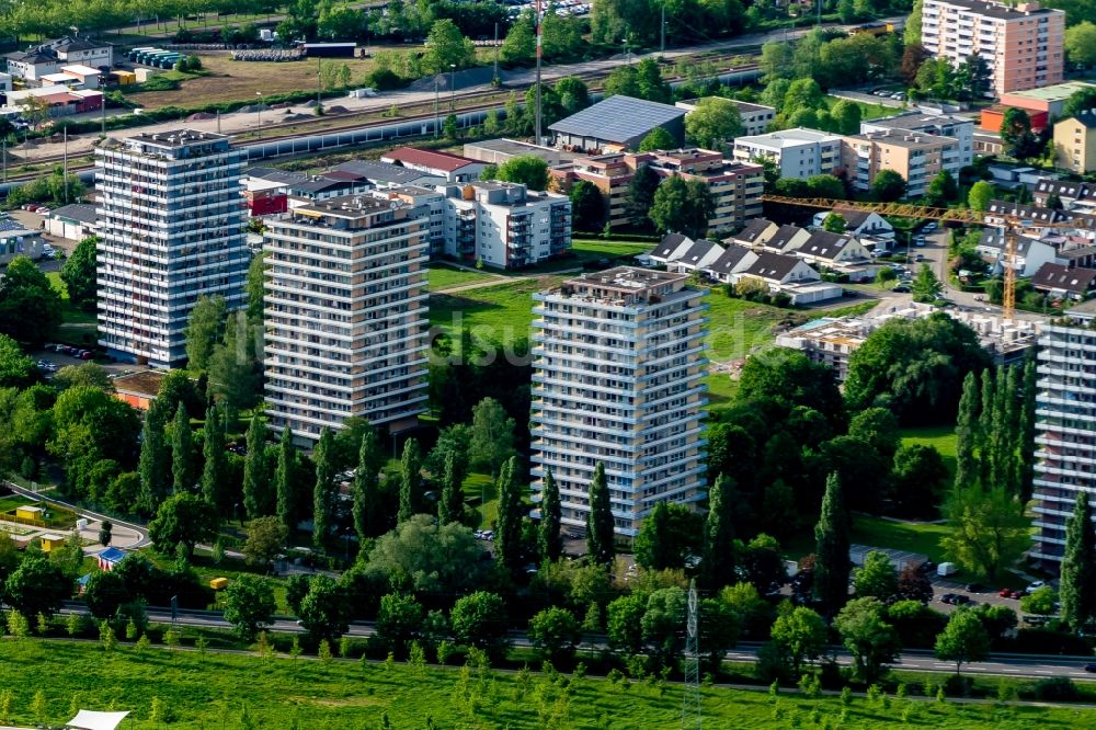 Luftbild Lahr/Schwarzwald - Ortsteil Lahr West in Lahr/Schwarzwald im Bundesland Baden-Württemberg, Deutschland