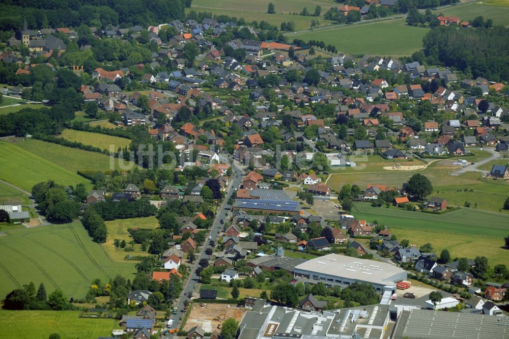 Luftaufnahme Lette, Oelde - Ortsteil Lette in Oelde im Bundesland Nordrhein-Westfalen