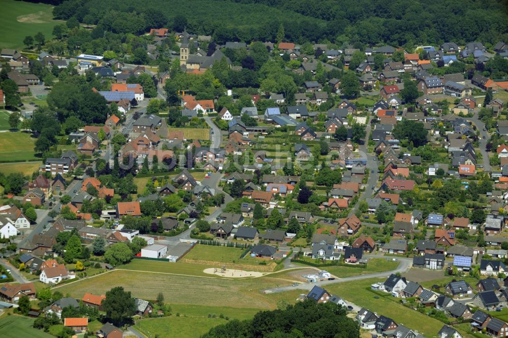 Luftaufnahme Lette, Oelde - Ortsteil Lette in Oelde im Bundesland Nordrhein-Westfalen