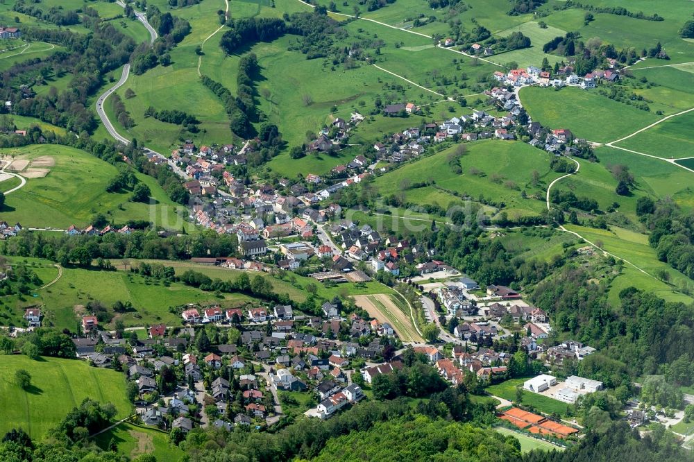 Luftaufnahme Au - Ortsteil Au Merzhausen - Freiburg im Bundesland Baden-Württemberg, Deutschland