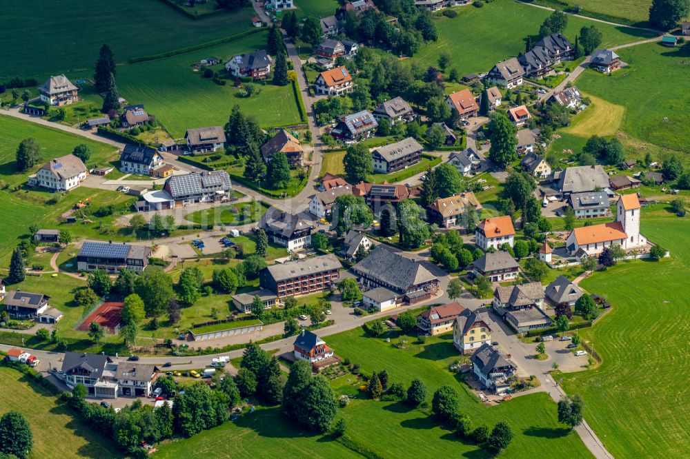 Luftbild Lenzkirch - Ortsteil Saig in Lenzkirch am Titisee im Schwarzwald im Bundesland Baden-Württemberg, Deutschland