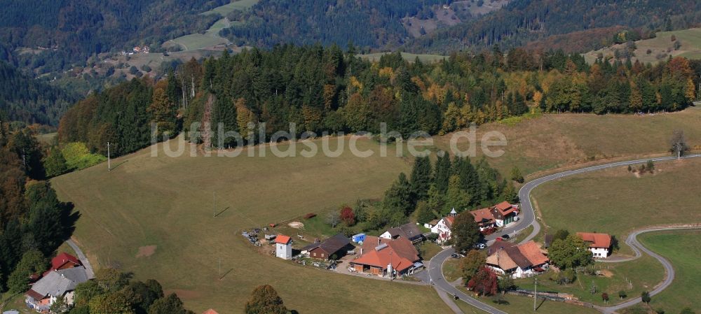 Luftaufnahme Schopfheim - Ortsteil Schlechtbach von Schopfheim im Bundesland Baden-Württemberg