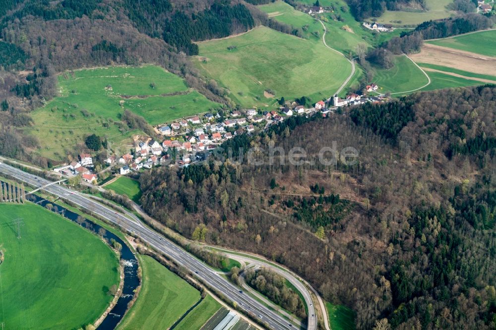 Waldkirch aus der Vogelperspektive: Ortsteil Suggental in Waldkirch im Bundesland Baden-Württemberg, Deutschland