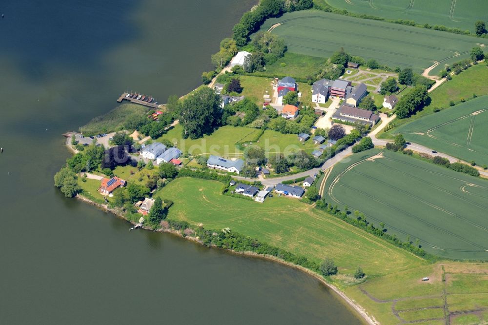 Luftaufnahme Winnemark - Ortsteil Sundsacker des Ortes Winnemark im Bundesland Schleswig-Holstein