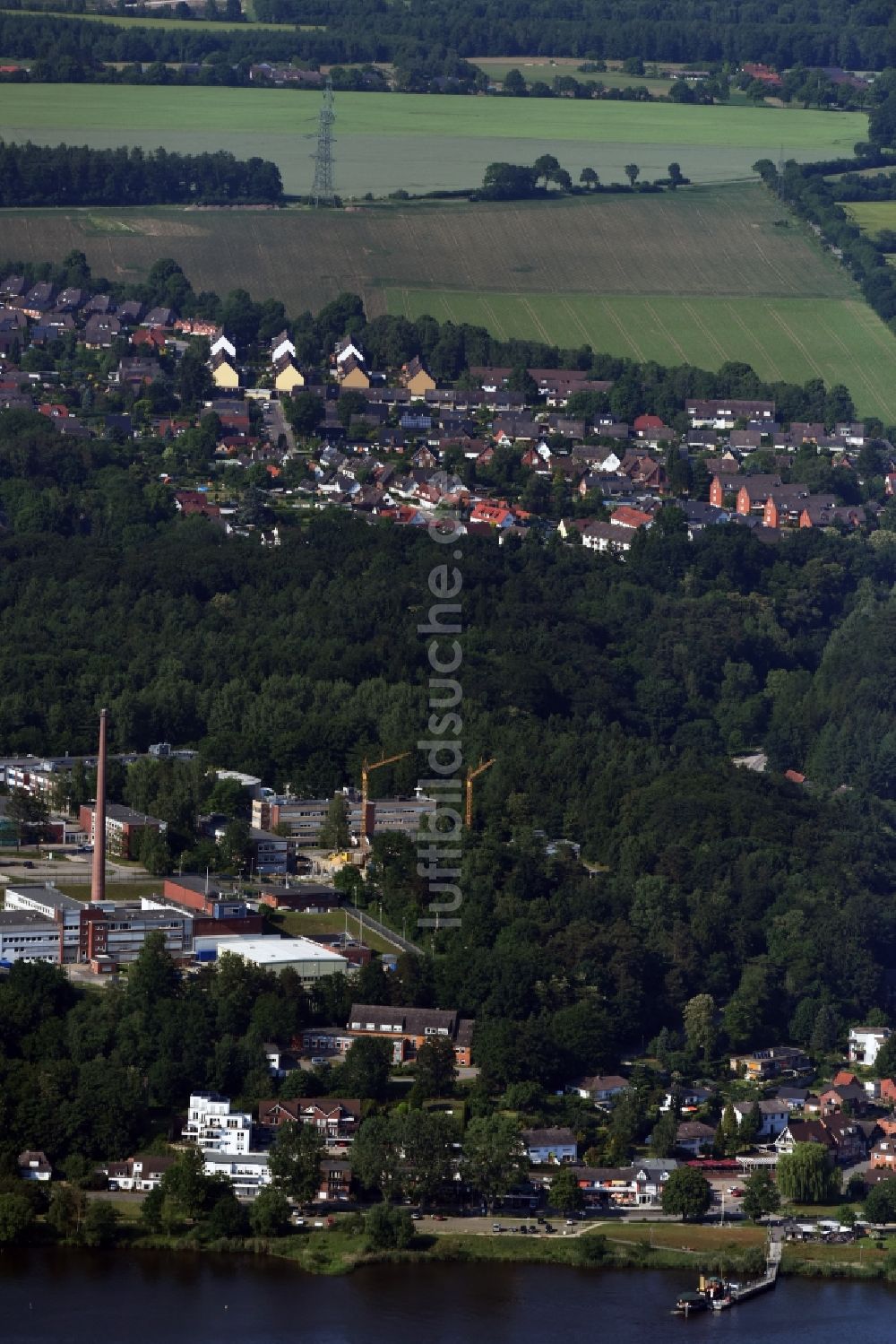 Luftaufnahme Geesthacht - Ortsteil Tesperhude in Geesthacht im Bundesland Schleswig-Holstein