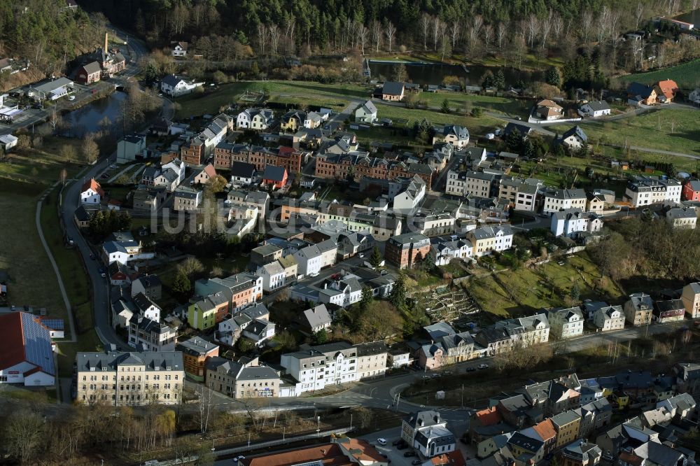 Luftaufnahme Zeulenroda-Triebes - Ortsteil Triebes in Zeulenroda-Triebes im Bundesland Thüringen