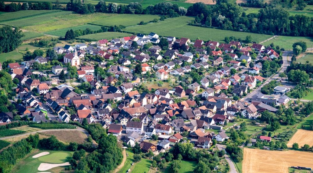 Luftbild Herbolzheim - Ortsteil Tutschfelden in Herbolzheim im Bundesland Baden-Württemberg, Deutschland