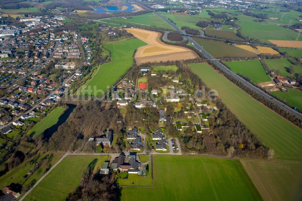 Neukirchen aus der Vogelperspektive: Ortsteil Vlyn in Neukirchen im Bundesland Nordrhein-Westfalen