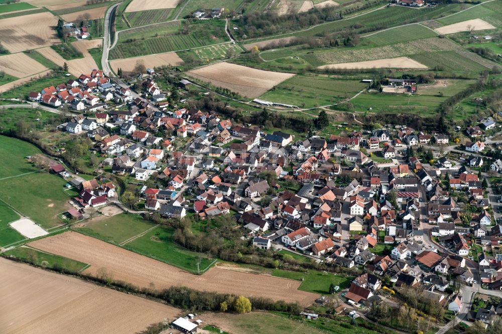 Luftaufnahme Herbolzheim - Ortsteil Wagenstadt in Herbolzheim im Bundesland Baden-Württemberg, Deutschland