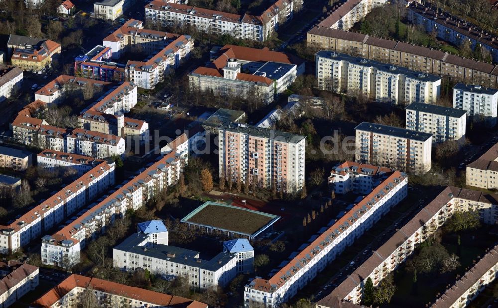 Luftaufnahme Berlin OT Lankwitz - Ortsteil mit Wohngebiet Berlin - Lankwitz