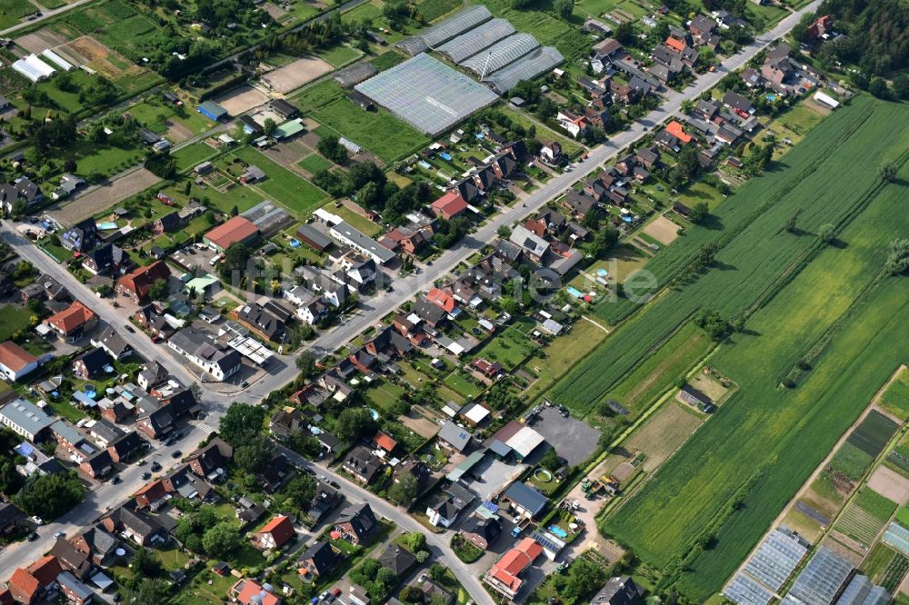 Hamburg aus der Vogelperspektive: Ortsteil Zollenspieck am Süderquerweg in Hamburg