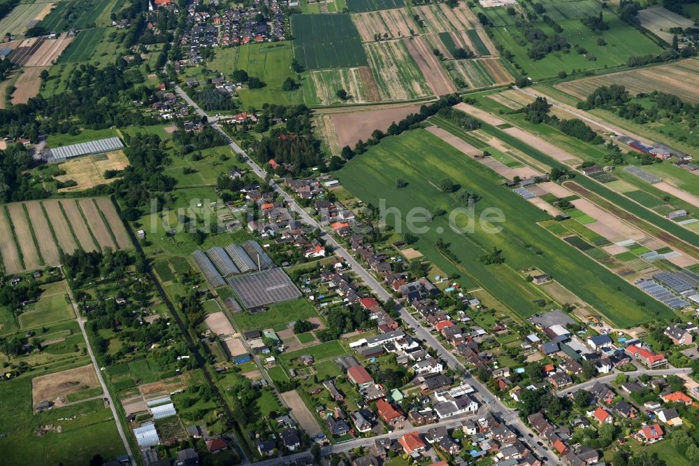 Luftbild Hamburg - Ortsteil Zollenspieck am Süderquerweg in Hamburg