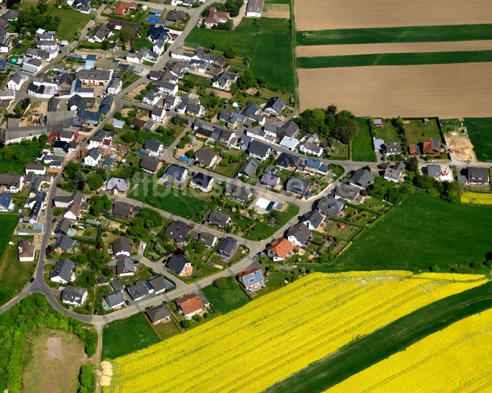 Luftbild Mayen - Ortsteilansicht von Allenz im Stadtteil Alzheim in Mayen im Bundesland Rheinland-Pfalz