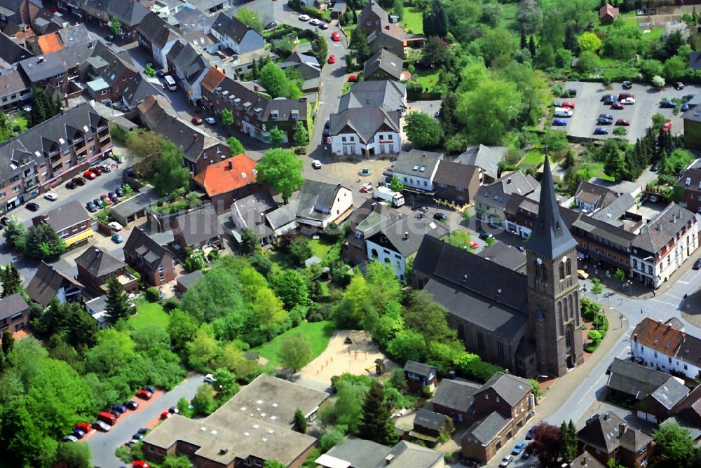 Luftaufnahme Alpen - Ortsteilansicht von Alpen im Bundesland Nordrhein-Westfalen