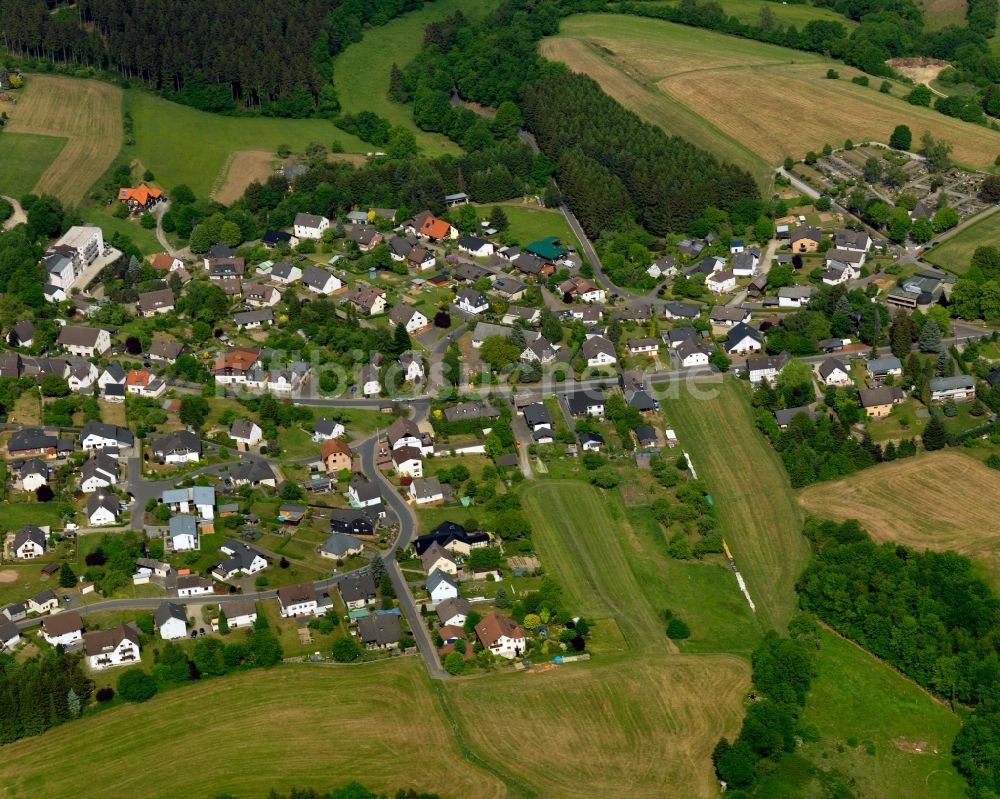 Birken-Honigsessen von oben - Ortsteilansicht von Birken in Birken-Honigsessen im Bundesland Rheinland-Pfalz