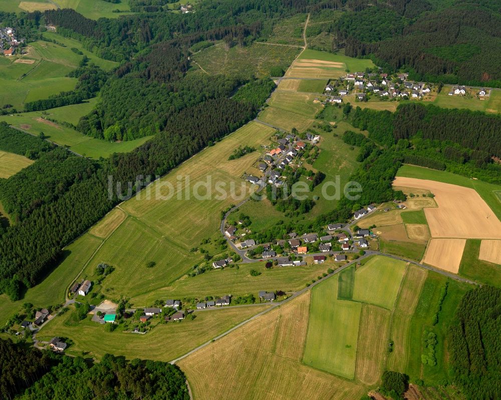 Luftbild Selbach (Sieg) - Ortsteilansicht von Brunken von Selbach (Sieg) im Bundesland Rheinland-Pfalz