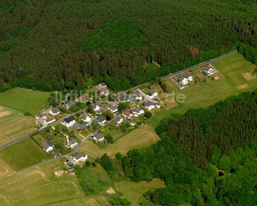 Luftaufnahme Selbach (Sieg) - Ortsteilansicht von Brunken von Selbach (Sieg) im Bundesland Rheinland-Pfalz