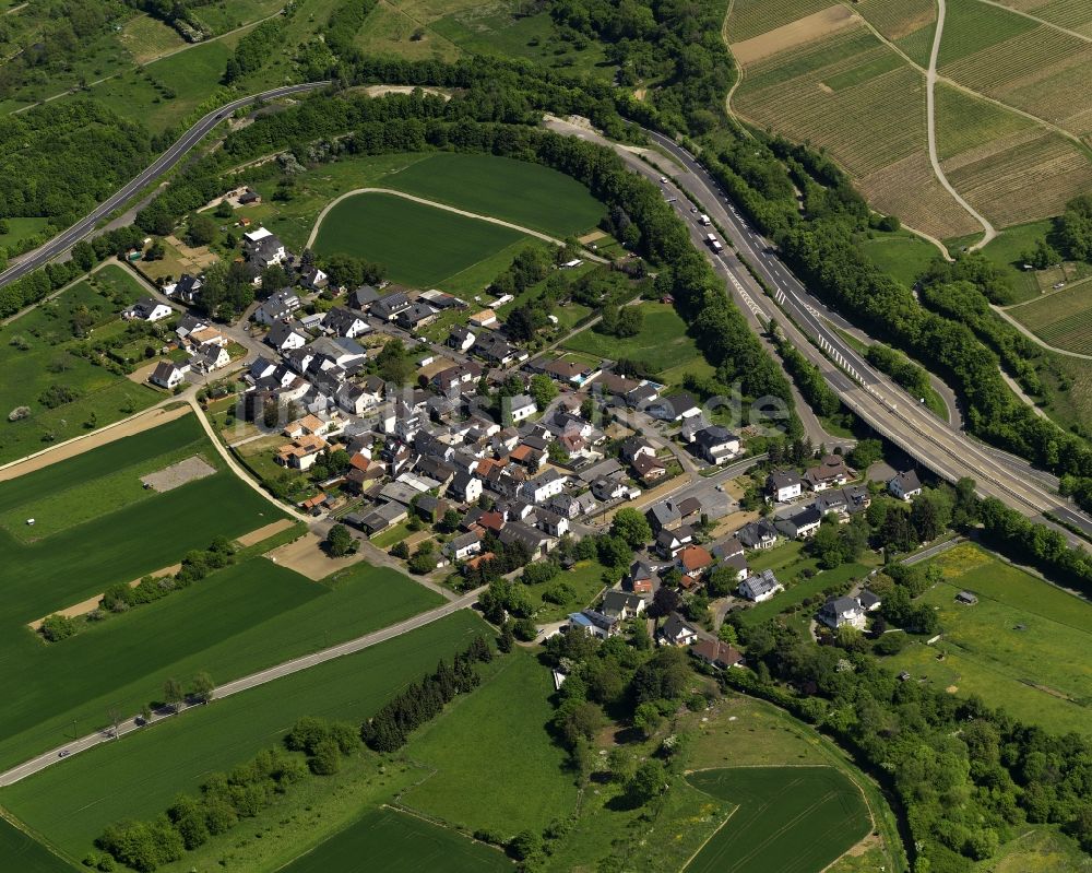 Luftbild Bad Neuenahr-Ahrweiler - Ortsteilansicht von Ehlingen in Bad Neuenahr-Ahrweiler im Bundesland Rheinland-Pfalz