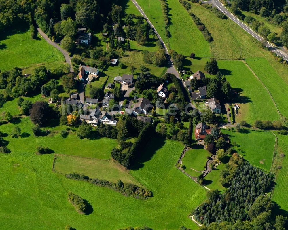 Bermel von oben - Ortsteilansicht von Fensterseifen in der Ortsgemeinde Bermel im Bundesland Rheinland-Pfalz