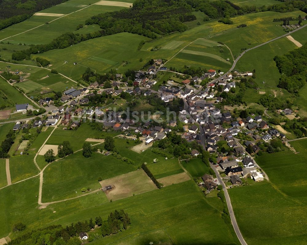 Luftaufnahme Berg - Ortsteilansicht von Freisheim in der Ortsgemeinde Berg im Bundesland Rheinland-Pfalz