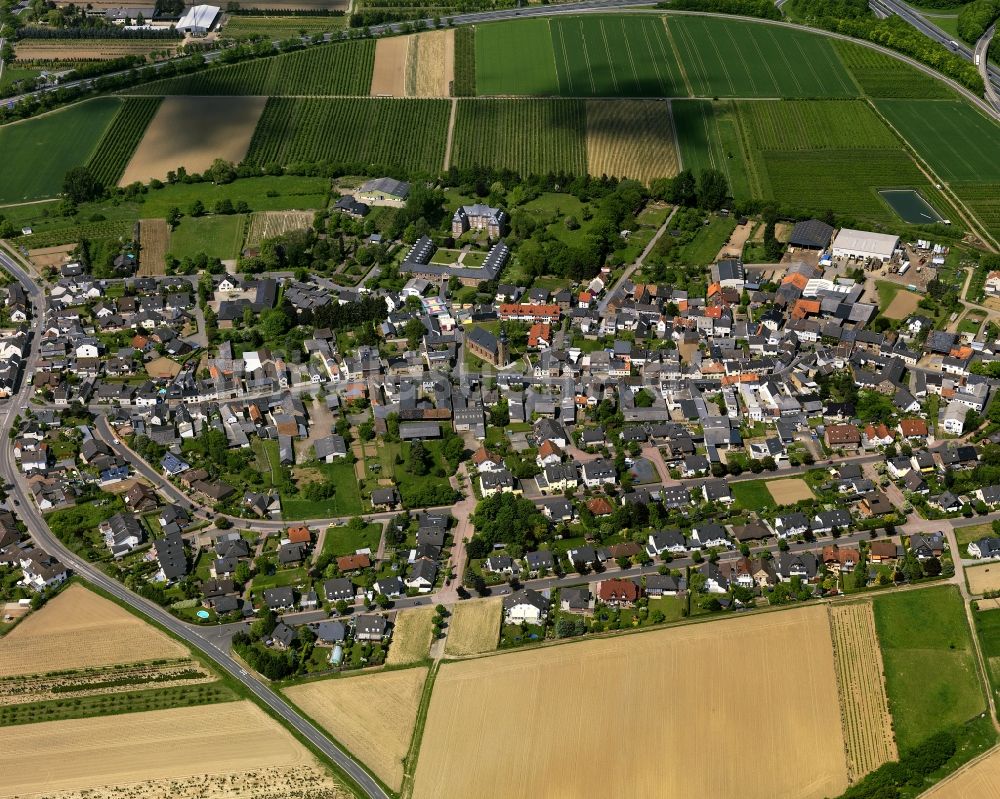 Grafschaft von oben - Ortsteilansicht von Gelsdorf in der Gemeinde Grafschaft im Bundesland Rheinland-Pfalz