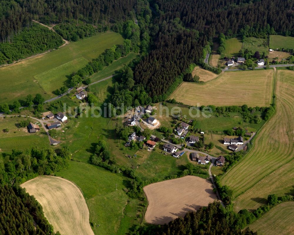 Luftbild Friesenhagen - Ortsteilansicht von Gerndorf in Friesenhagen im Bundesland Rheinland-Pfalz