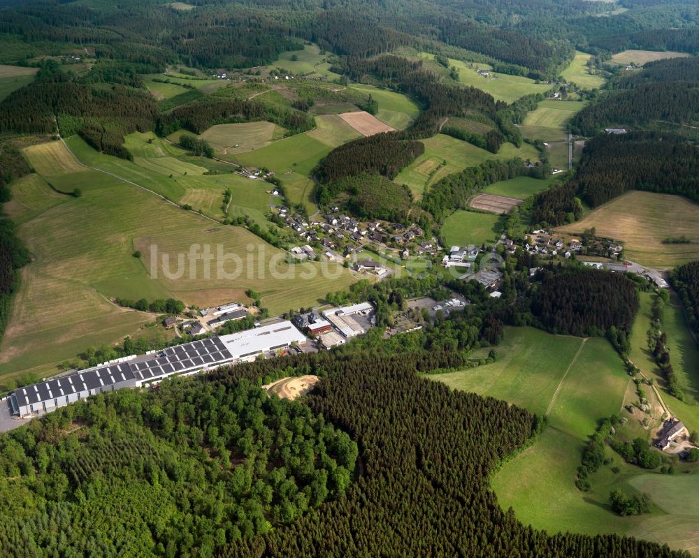 Luftaufnahme Friesenhagen - Ortsteilansicht von Gerndorf in Friesenhagen im Bundesland Rheinland-Pfalz