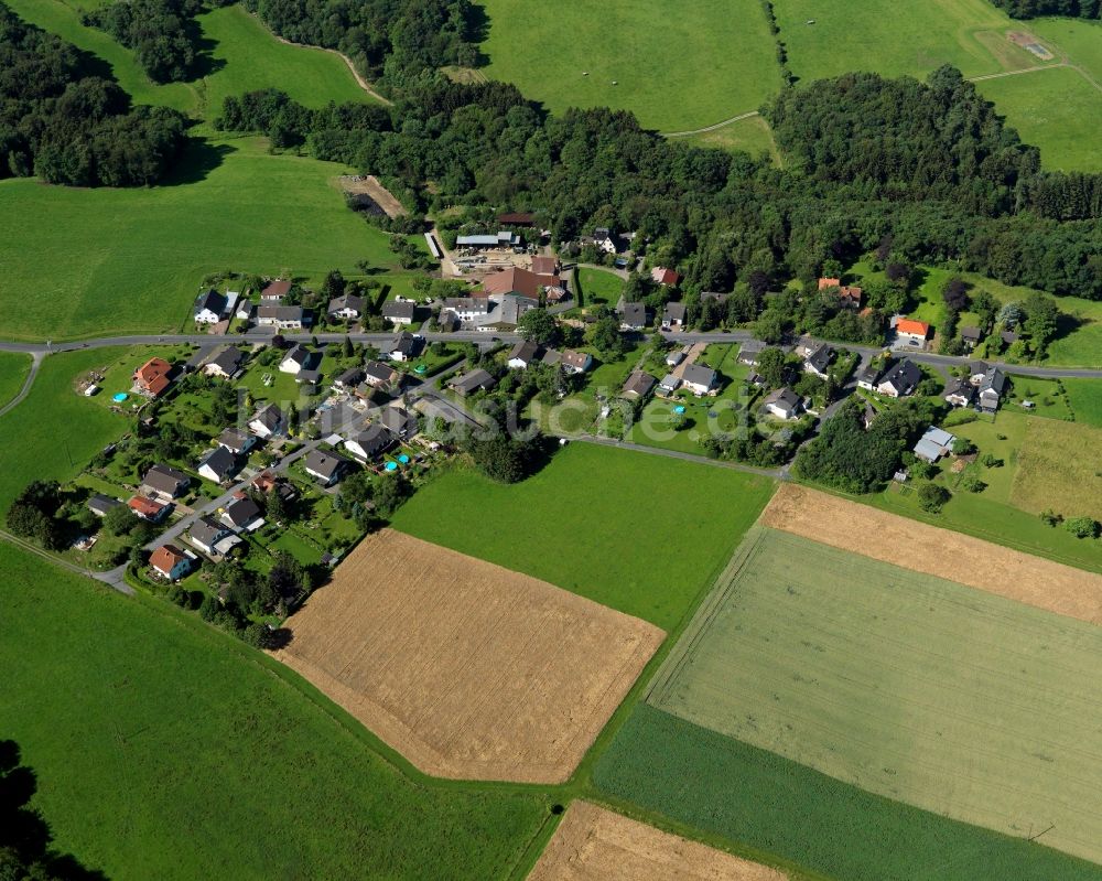 Buchholz aus der Vogelperspektive: Ortsteilansicht von Hammelshahn in der Ortsgemeinde Buchholz (Westerwald) im Bundesland Rheinland-Pfalz