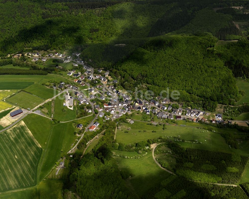 Herschbroich von oben - Ortsteilansicht von Herschbroich im Bundesland Rheinland-Pfalz