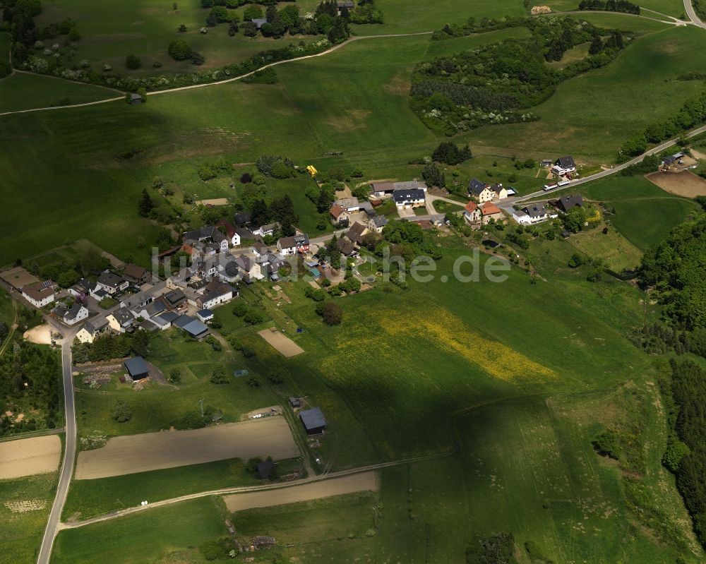 Luftbild Berg - Ortsteilansicht von Häselingen in der Ortsgemeinde Berg im Bundesland Rheinland-Pfalz