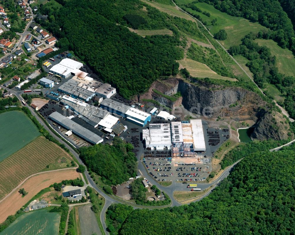 Luftbild Bockenau - Ortsteilansicht des Industrie- und Gewerbegebiets von Bockenau im Bundesland Rheinland-Pfalz