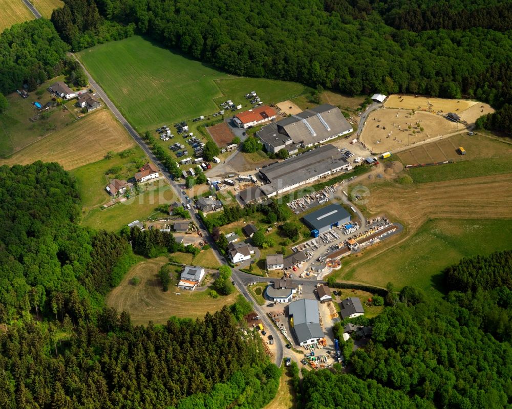 Selbach (Sieg) von oben - Ortsteilansicht von Kirchseifen in Selbach (Sieg) im Bundesland Rheinland-Pfalz