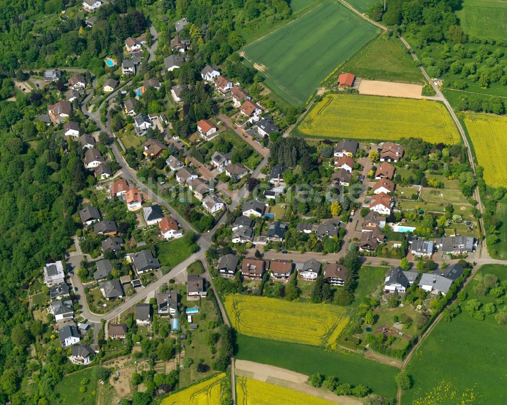 Luftaufnahme Neuwied - Ortsteilansicht von Kümmelberg in der Ortsgemeinde Melsbach im Bundesland Rheinland-Pfalz