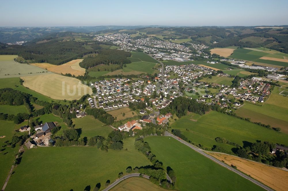 Luftaufnahme Neuenrade - Ortsteilansicht von Küntrop in Neuenrade im Bundesland Nordrhein-Westfalen