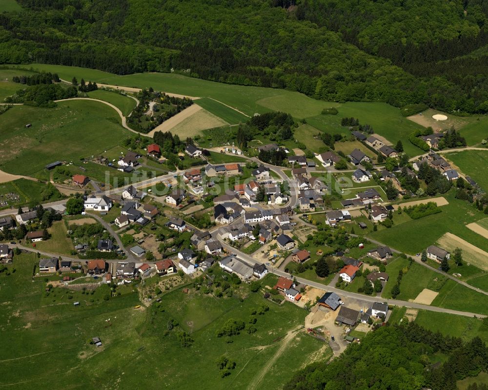 Berg aus der Vogelperspektive: Ortsteilansicht von Krälingen in der Ortsgemeinde Berg im Bundesland Rheinland-Pfalz