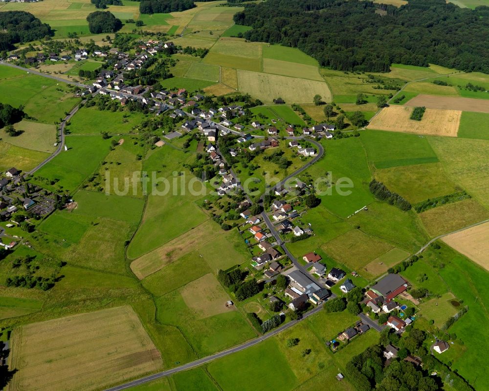 Luftbild Asbach - Ortsteilansicht von Löhe in der Ortsgemeinde Asbach im Bundesland Rheinland-Pfalz