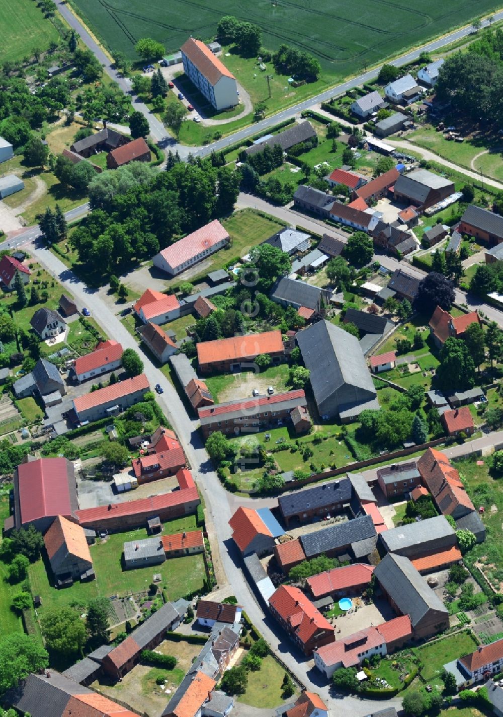 Luftaufnahme Lindtorf - Ortsteilansicht von Lindtorf in der Gemeinde Eichstedt (Altmark) im Bundesland Sachsen-Anhalt