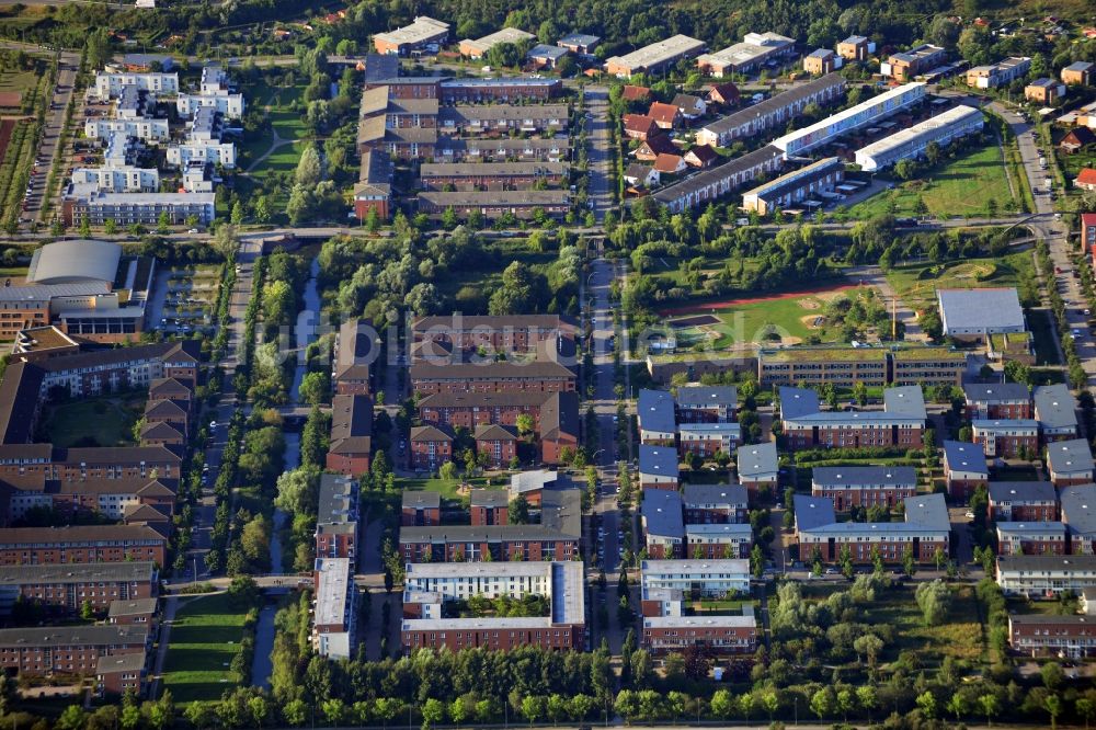 Hamburg OT Neuallermöhe von oben - Ortsteilansicht von Neuallermöhe in Hamburg