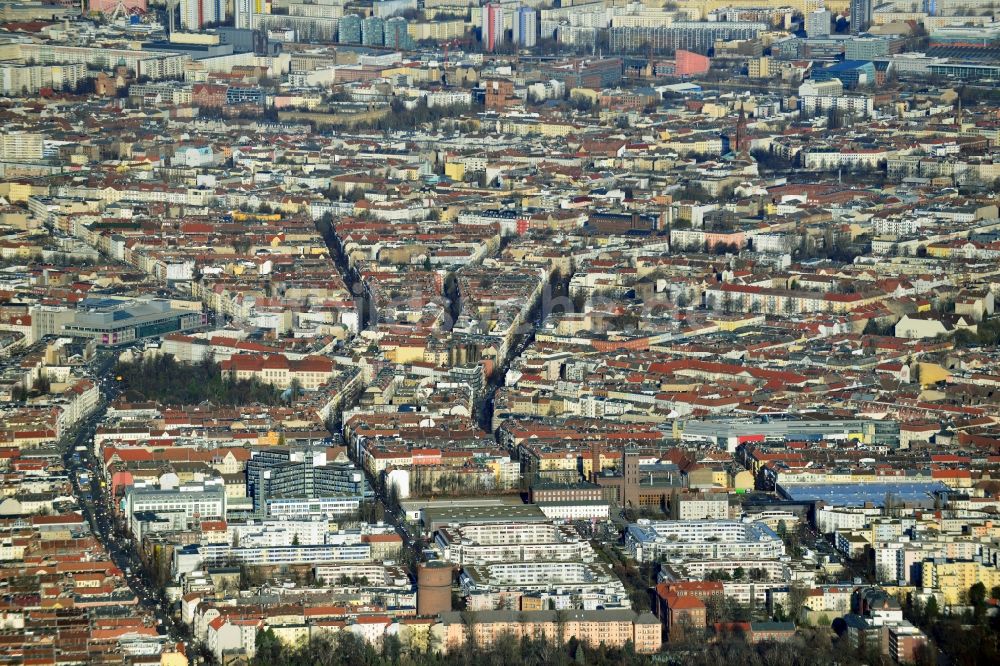 Luftaufnahme Berlin OT Neukölln - Ortsteilansicht von Neukölln in Berlin