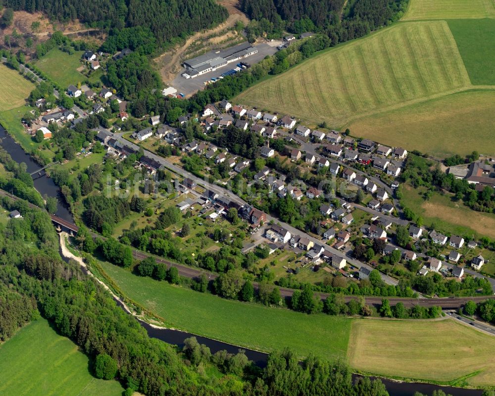 Luftbild Hövels - Ortsteilansicht von Niederhövels in Hövels im Bundesland Rheinland-Pfalz