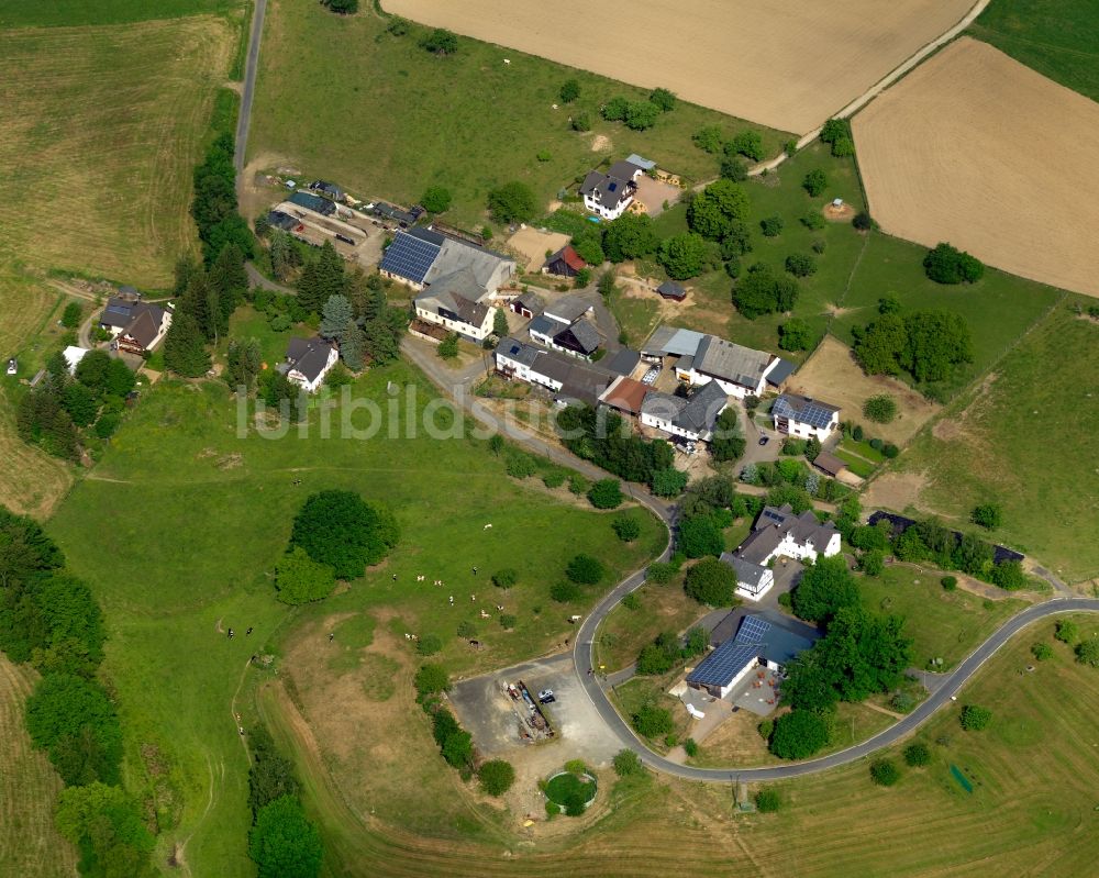 Luftaufnahme Hövels - Ortsteilansicht von Oberhövels in Hövels im Bundesland Rheinland-Pfalz