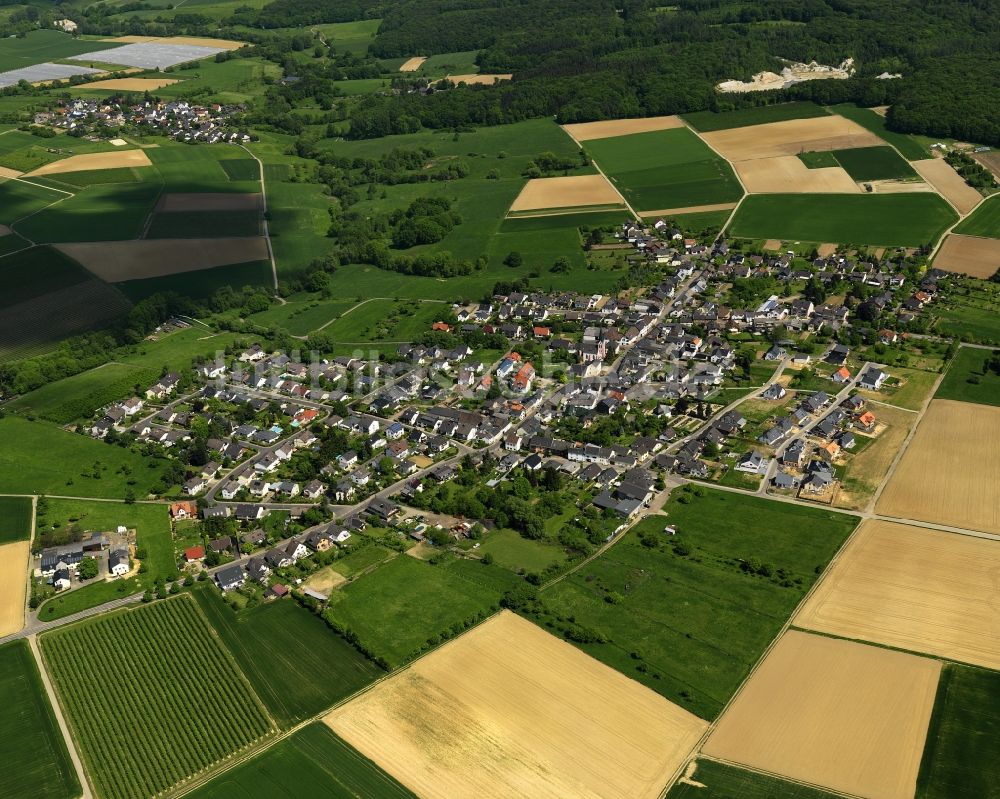 Luftbild Remagen - Ortsteilansicht von Oedingen in Remagen im Bundesland Rheinland-Pfalz