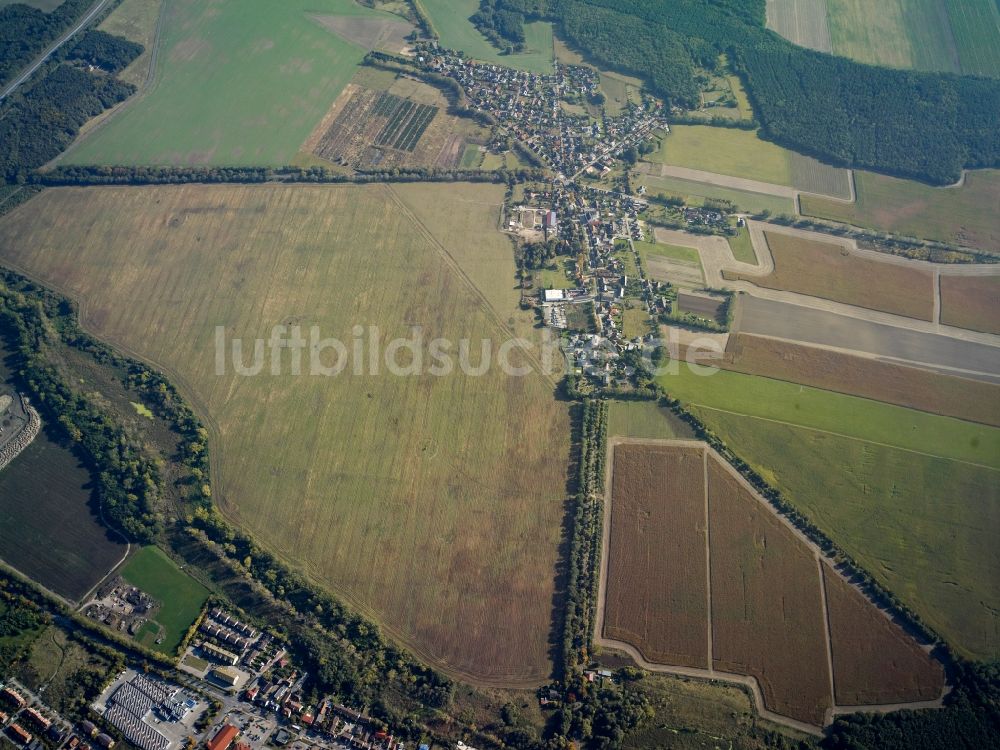 Luftbild Großbeeren - Ortsteilansicht des Ostens von Großbeeren im Bundesland Brandenburg