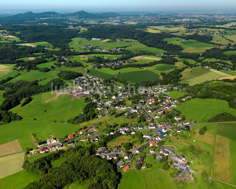 Buchholz aus der Vogelperspektive: Ortsteilansicht von Priestersberg in der Ortsgemeinde Buchholz (Westerwald) im Bundesland Rheinland-Pfalz