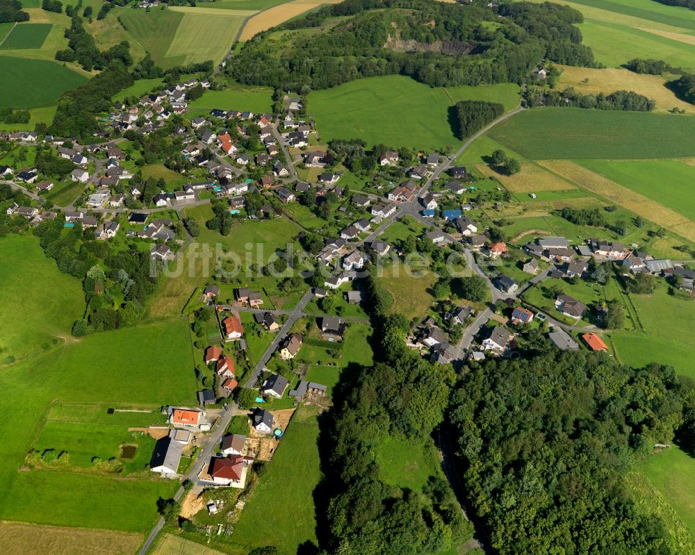 Luftbild Buchholz - Ortsteilansicht von Priestersberg in der Ortsgemeinde Buchholz (Westerwald) im Bundesland Rheinland-Pfalz