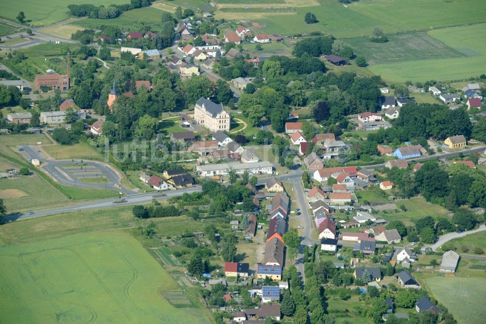 Luftbild Nauen - Ortsteilansicht von Ribbeck in der Stadt Nauen im Bundesland Brandenburg